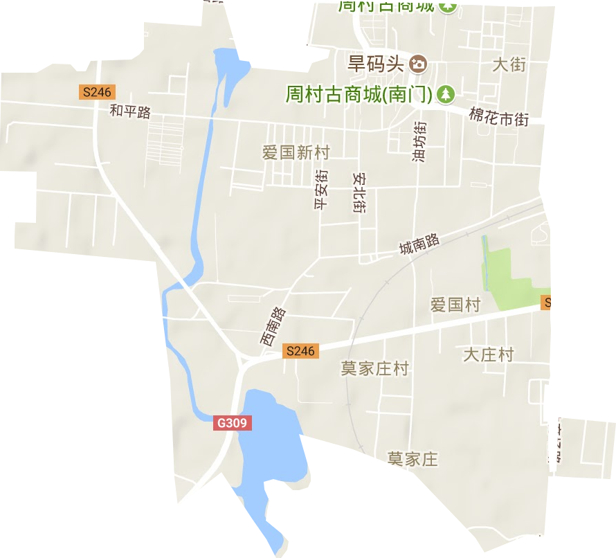 大街街道地形圖