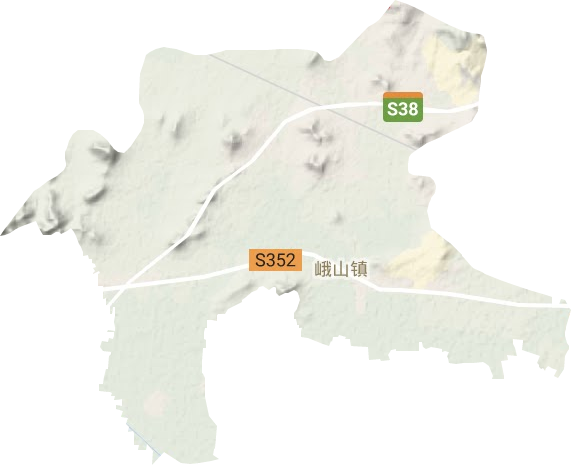 峨山鎮地形圖