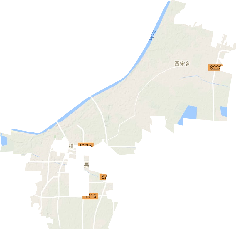 墾利街道地形圖
