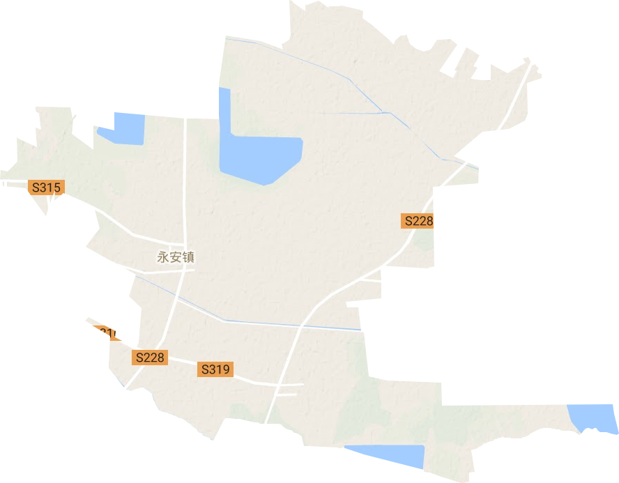 永安鎮地形圖