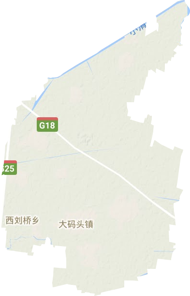大碼頭鎮地形圖