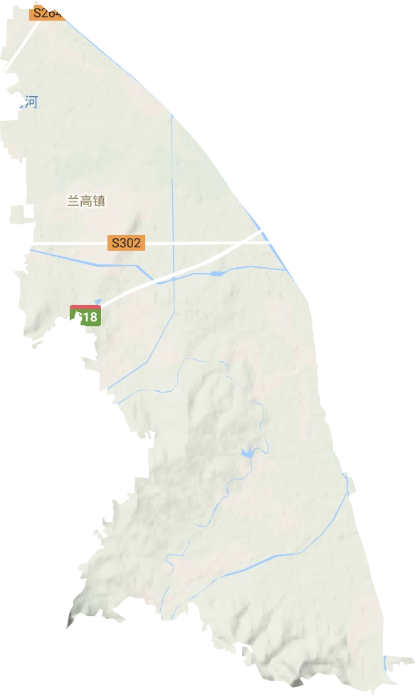 蘭高鎮地形圖