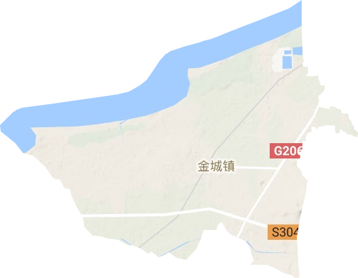 金城鎮地形圖