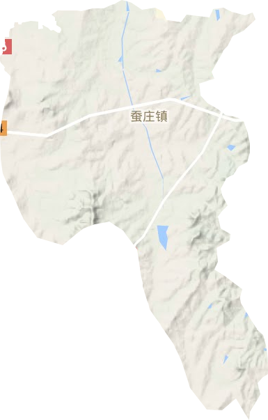 蠶莊鎮地形圖