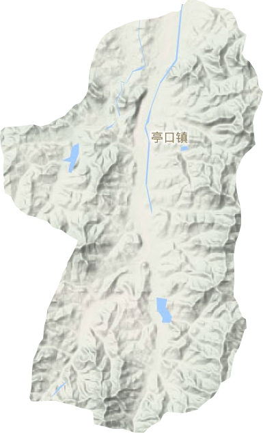 亭口鎮地形圖