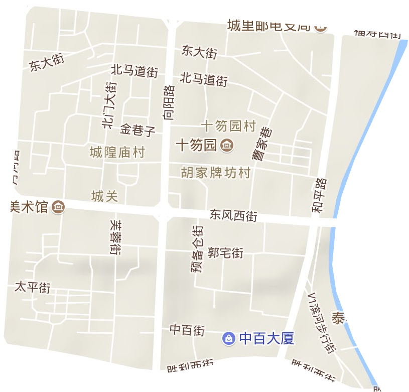 城關街道地形圖
