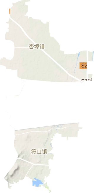 于河街道地形圖