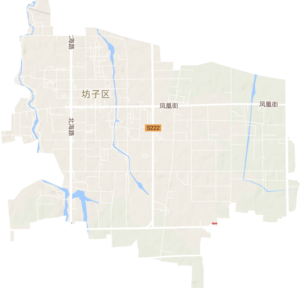 鳳凰街道地形圖