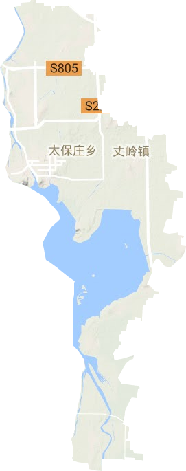 太保莊鎮(zhèn)地形圖