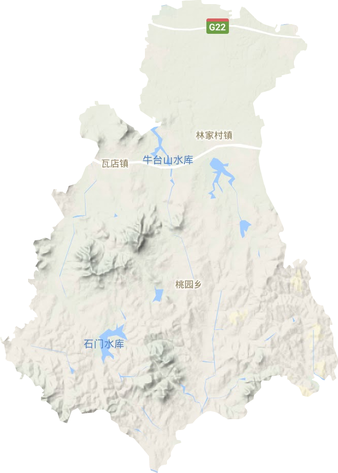 林家村鎮(zhèn)地形圖