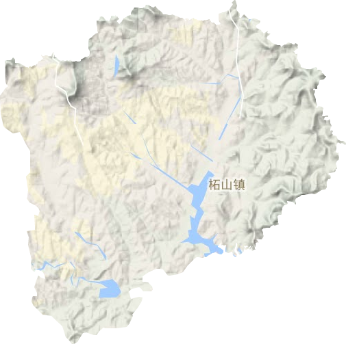 柘山鎮地形圖