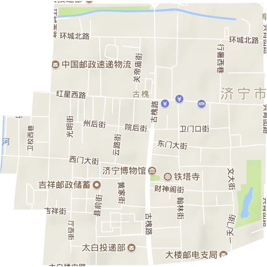 古槐街道地形圖