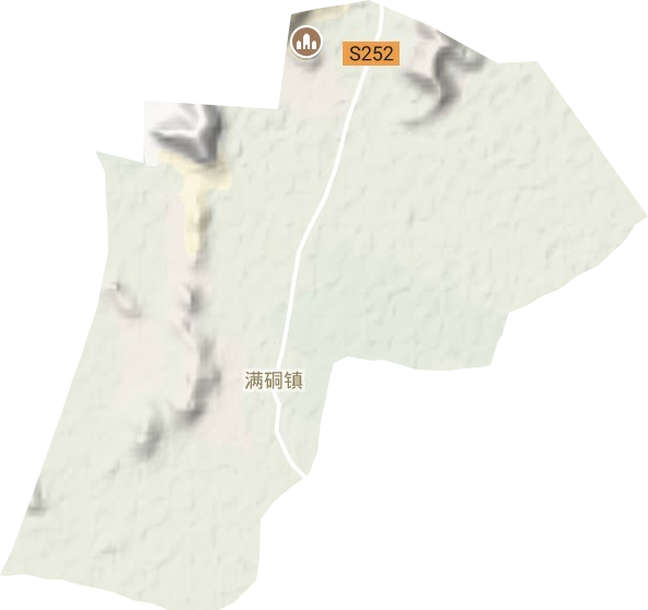 滿硐鄉(xiāng)地形圖