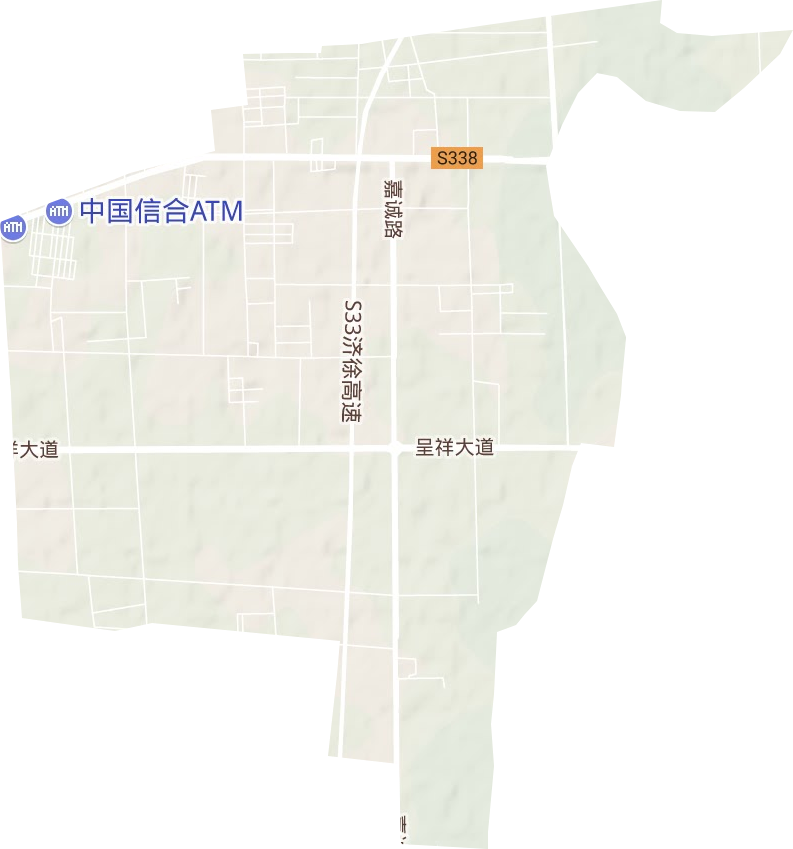 嘉祥經濟開發區管理委員會地形圖