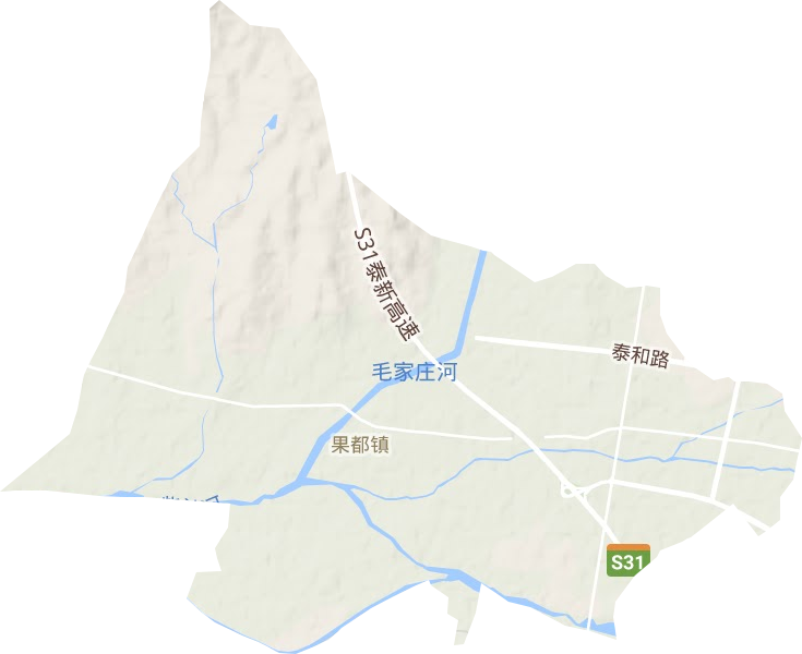 果都鎮地形圖
