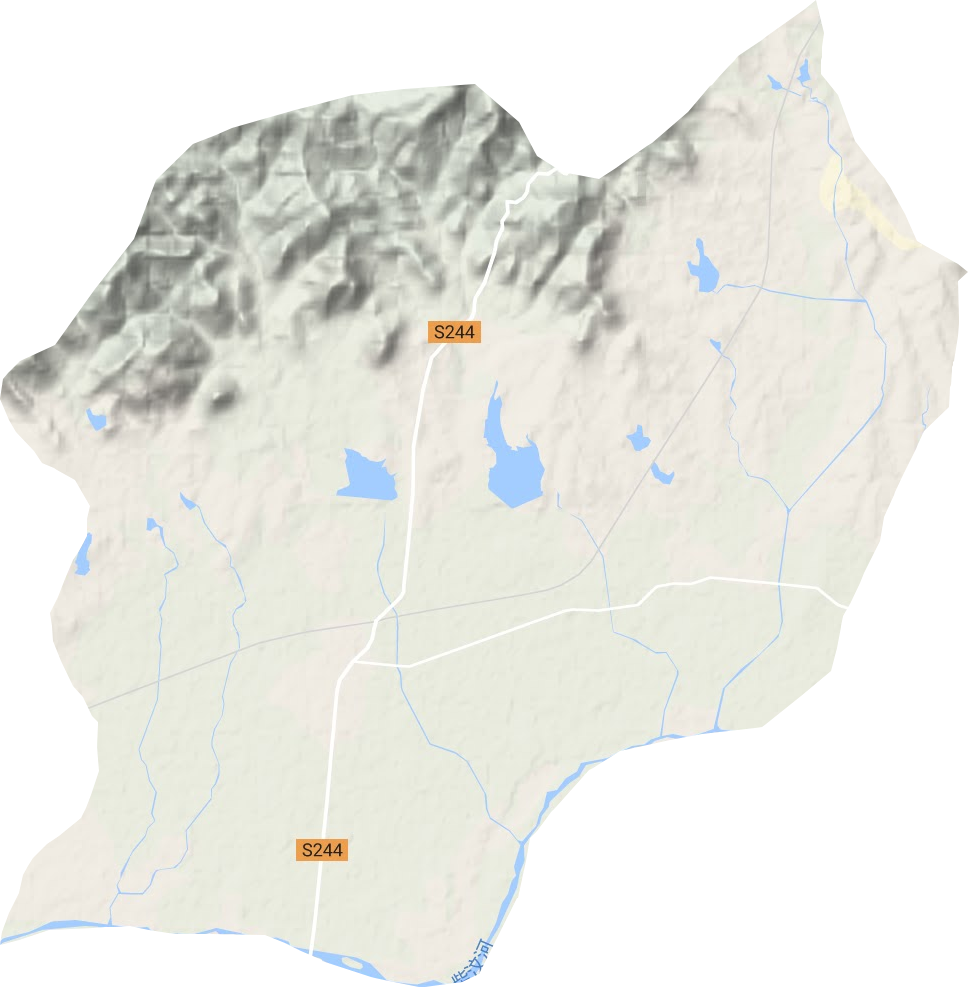 天寶鎮地形圖