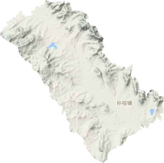 孫祖鎮地形圖