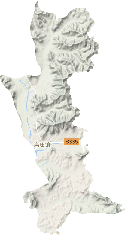 高莊鎮地形圖