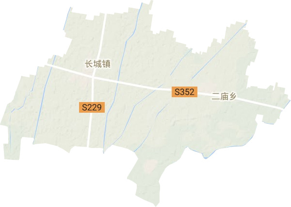 長城鎮地形圖