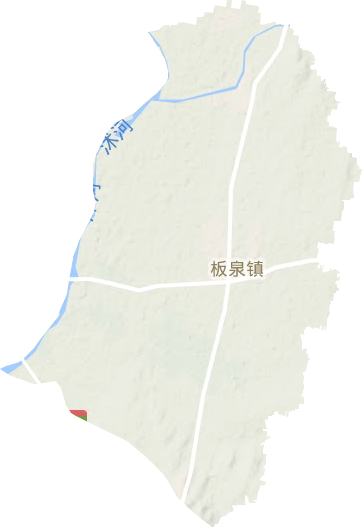 板泉鎮(zhèn)地形圖