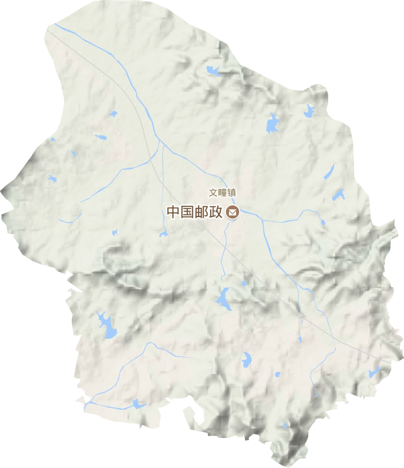 文疃鎮(zhèn)地形圖