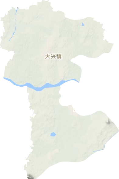 大興鎮地形圖