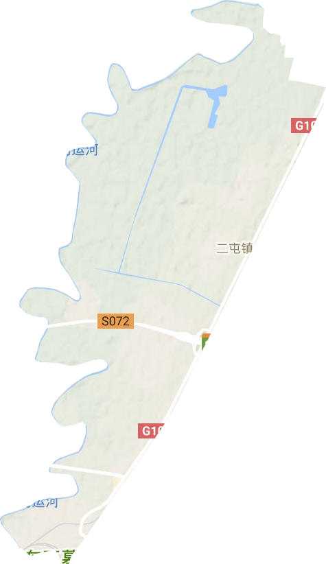 二屯鎮(zhèn)地形圖