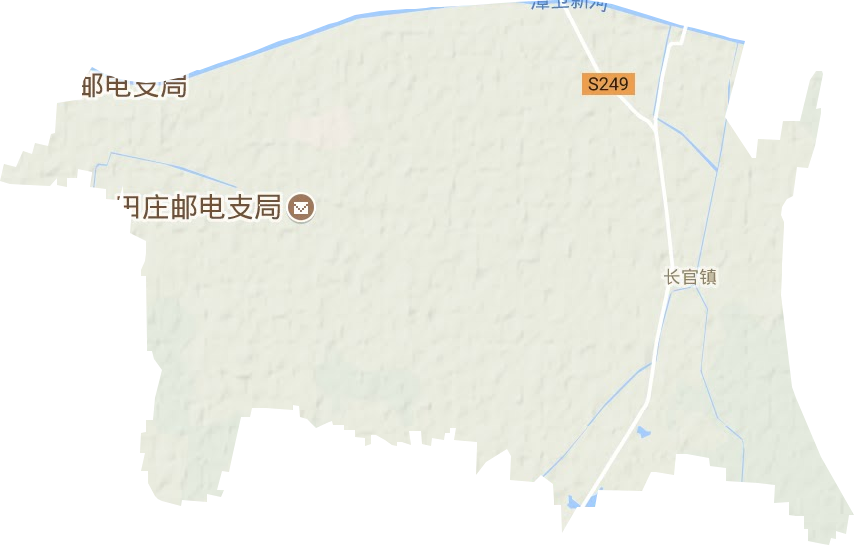 長官鎮地形圖
