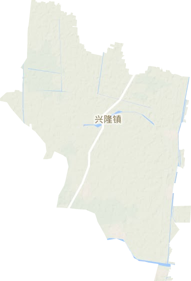 興隆鎮地形圖