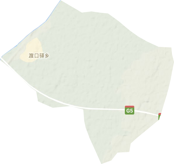 渡口驛鄉(xiāng)地形圖