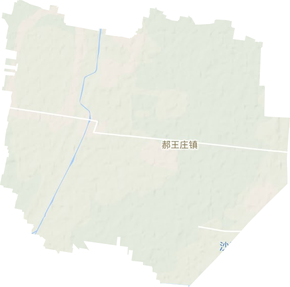 郝王莊鎮地形圖