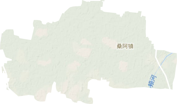 桑阿鎮(zhèn)地形圖