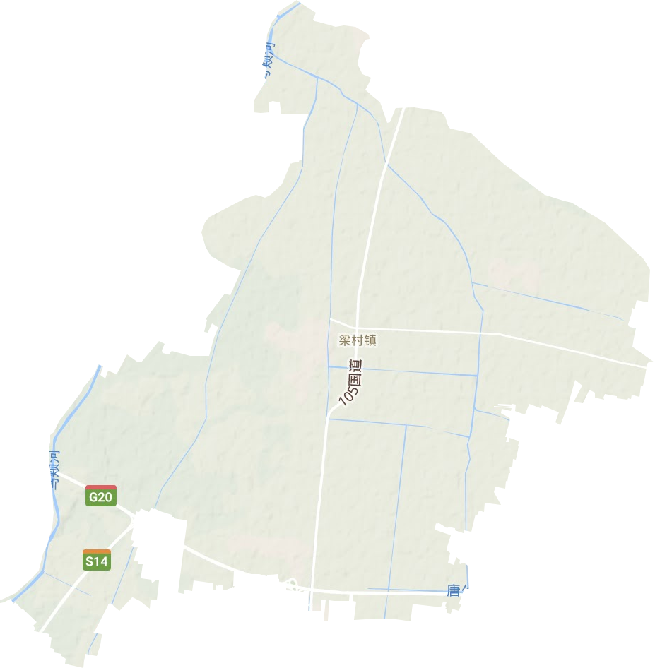 梁村鎮(zhèn)地形圖
