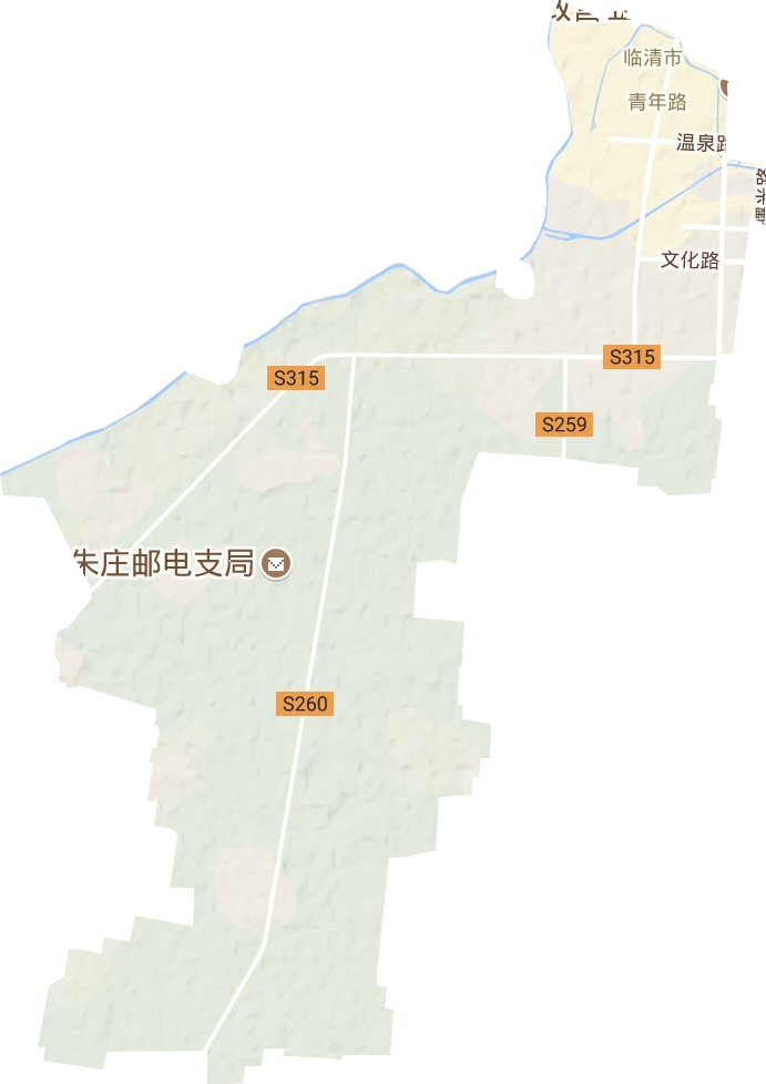 青年路街道地形圖