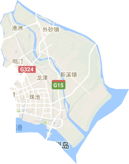 龍湖區地形圖