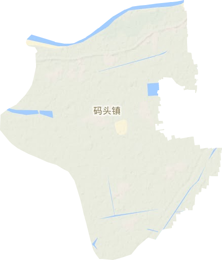 碼頭鎮(zhèn)地形圖