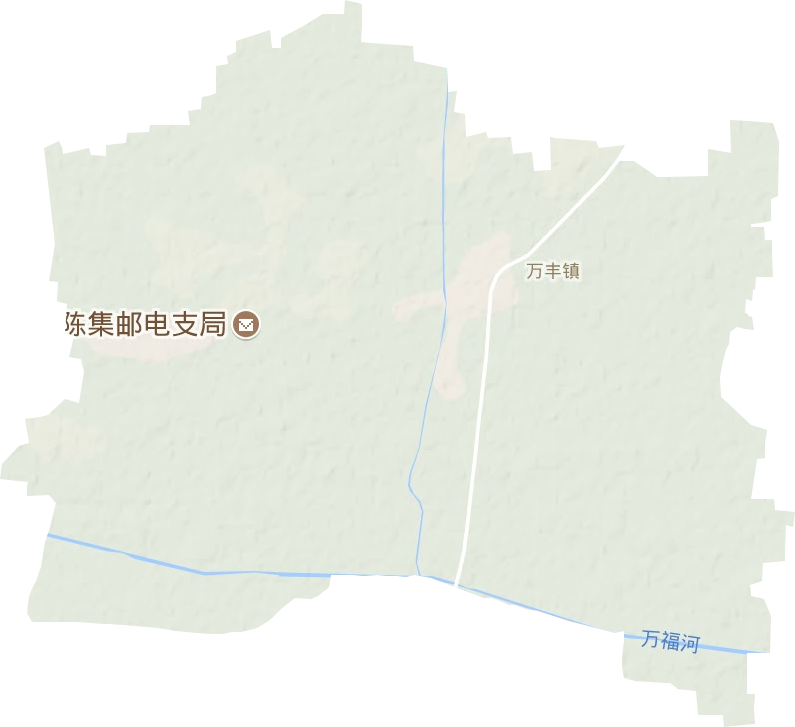萬豐鎮地形圖