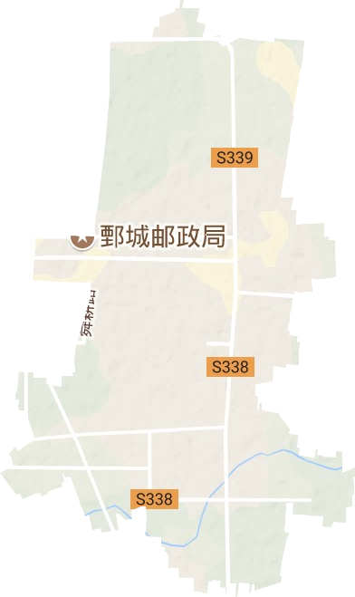 陳王街道地形圖