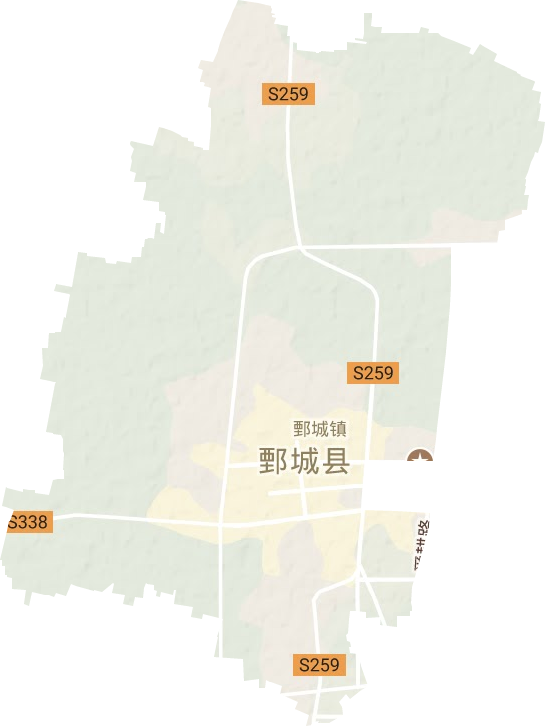 古泉街道地形圖