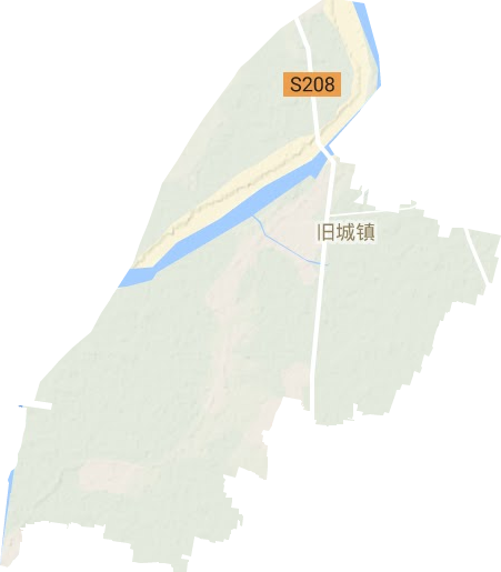 舊城鎮地形圖