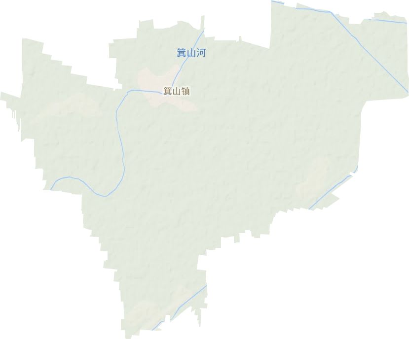 箕山鎮地形圖