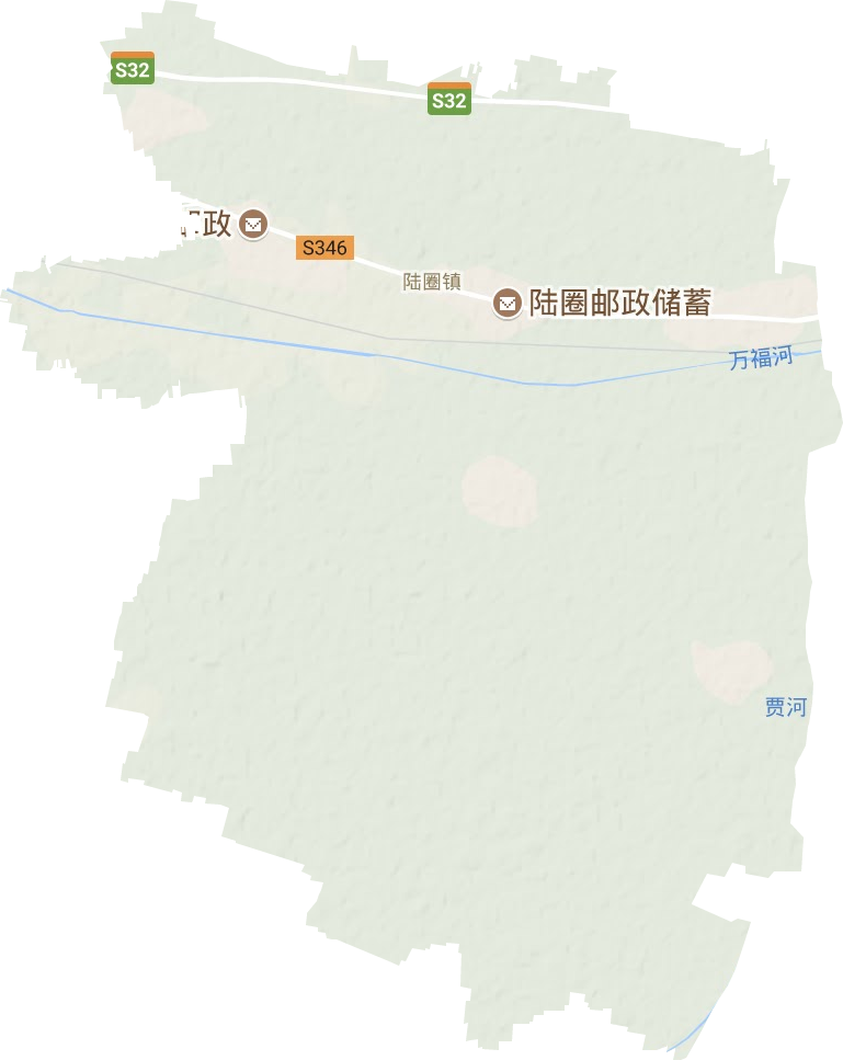 陸圈鎮(zhèn)地形圖