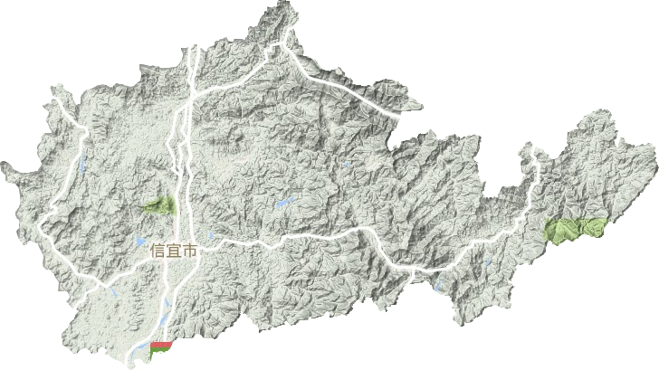 信宜市地形圖