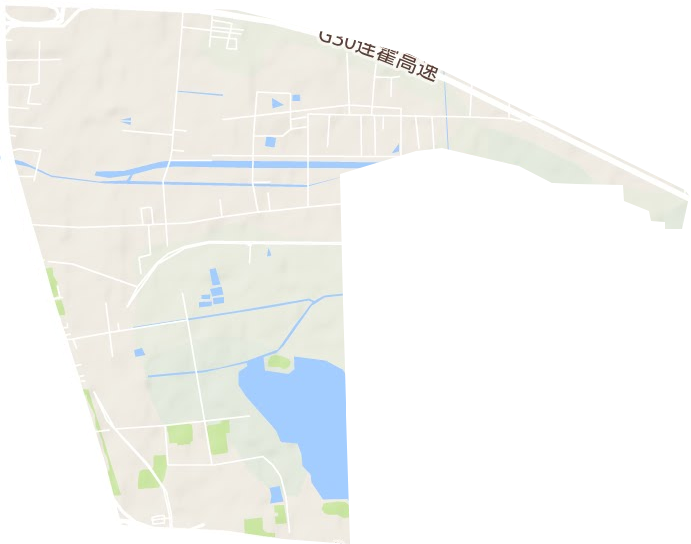 龍源路街道地形圖