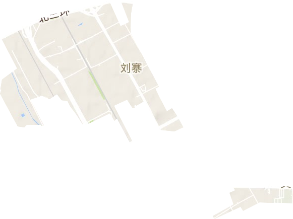 劉寨街道地形圖
