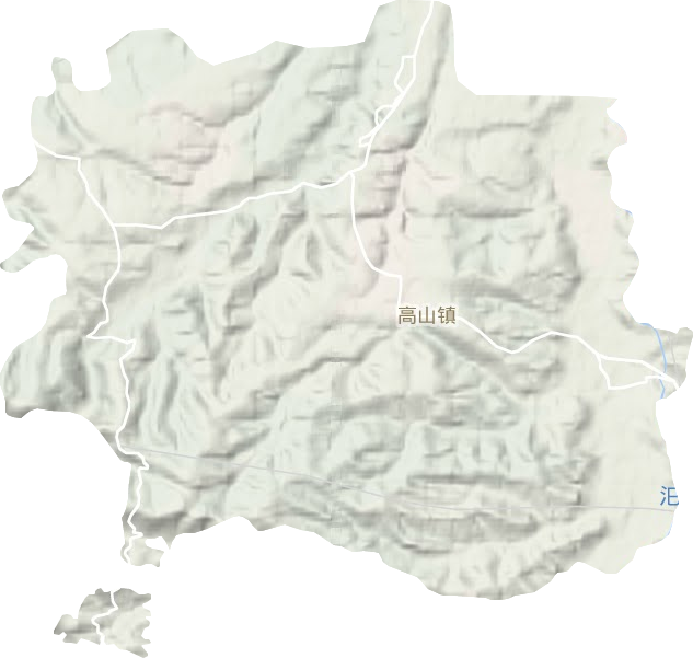 高山鎮地形圖