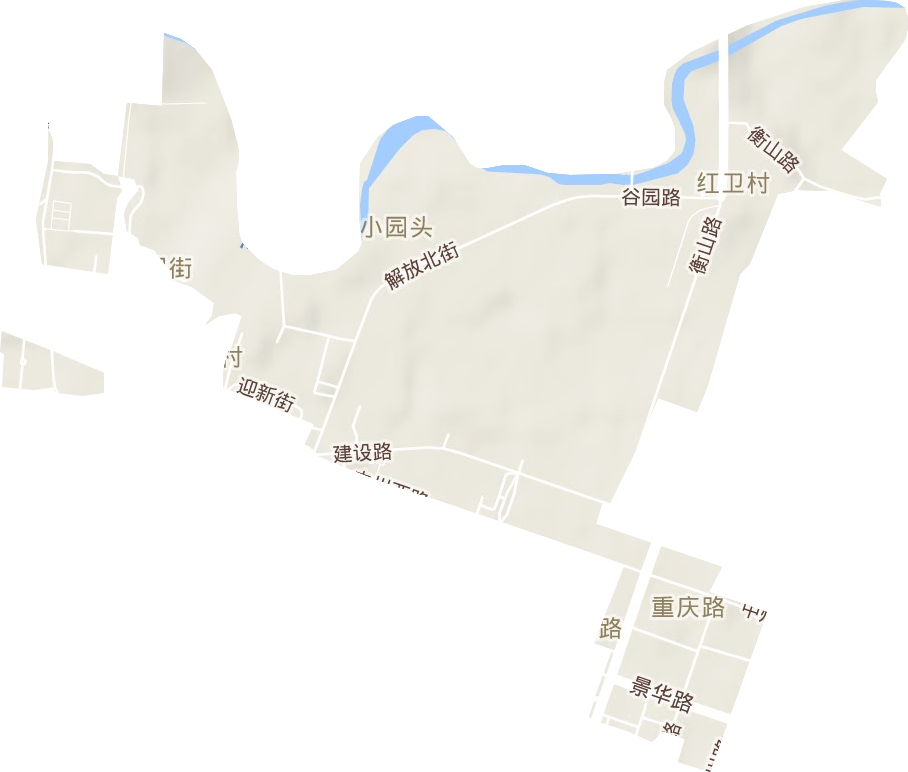 重慶路街道地形圖