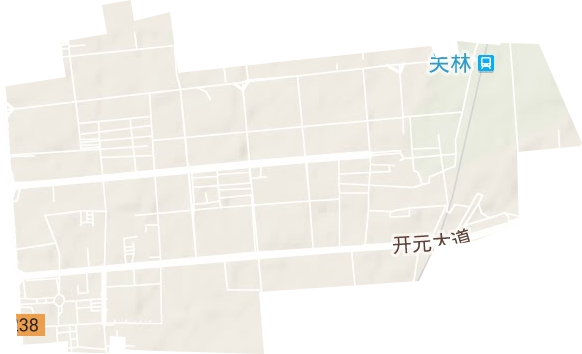 太康東路街道地形圖