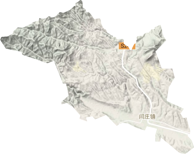 閆莊鎮地形圖