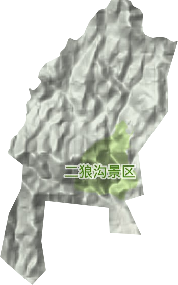 王莽寨林場地形圖